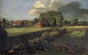 John Constable The Flower Garden at East Bergholt House,Essex china oil painting reproduction